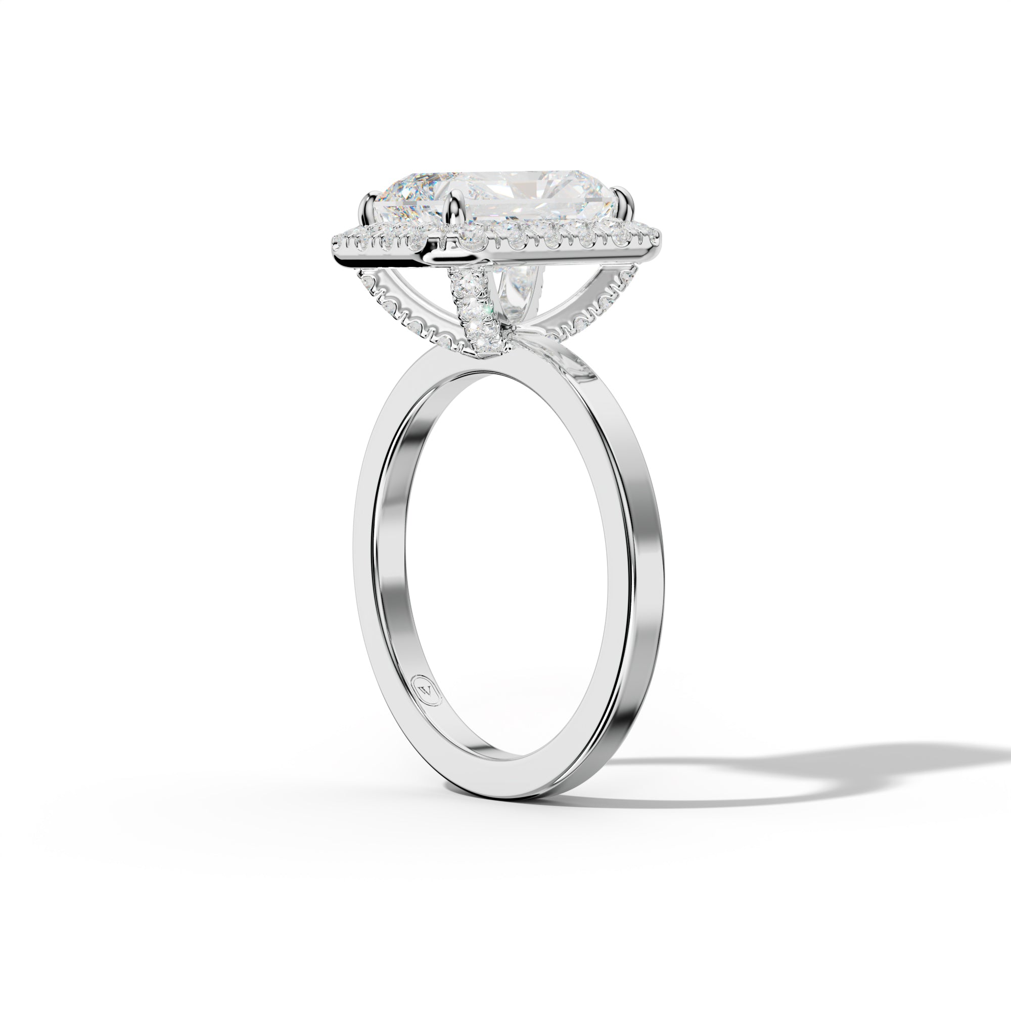 Lila Radiant Cut Engagement Ring